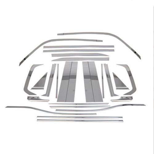 For Land Cruiser Prado 2024 Car Window Pillar Molding Frame Trim Stainless Strip, US $239.99, image 3