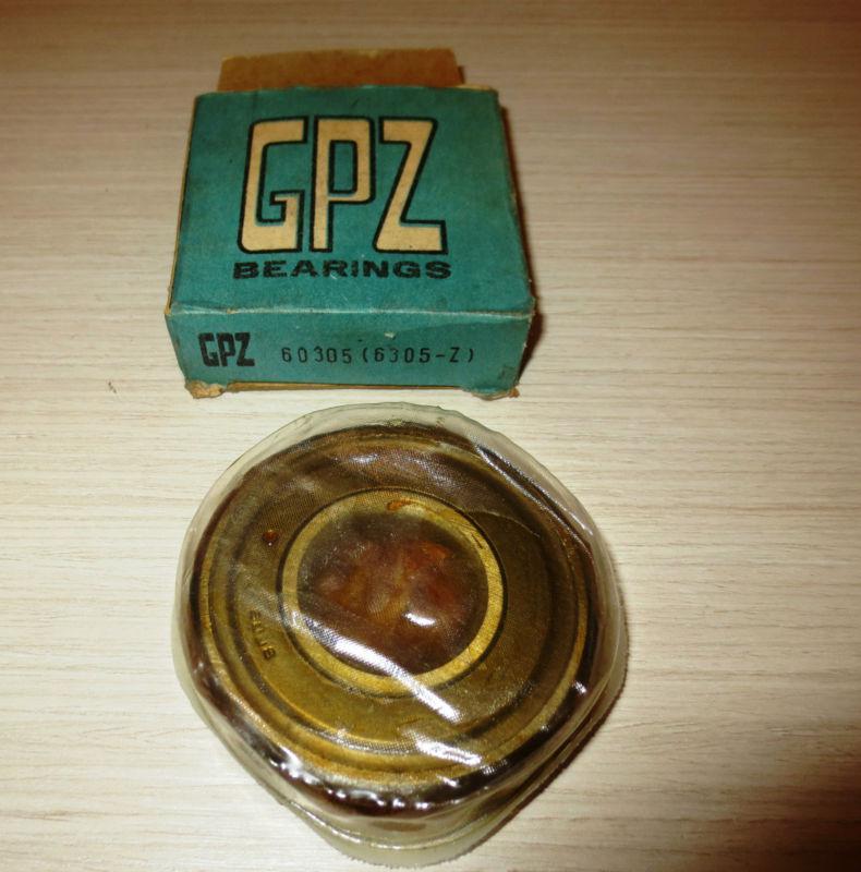 Gpz motorcycle bearing- 60305 (6305-z)- stankoimport ussr made, sealed