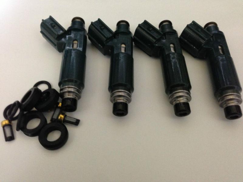 1998-99 toyota corolla 1.8 4cyl fuel injectors set 23250 22010 offer