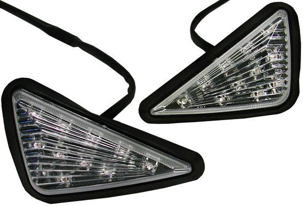 Triangle flush mount led turn signals light for honda cbr f4 600 929 954 1000 rr