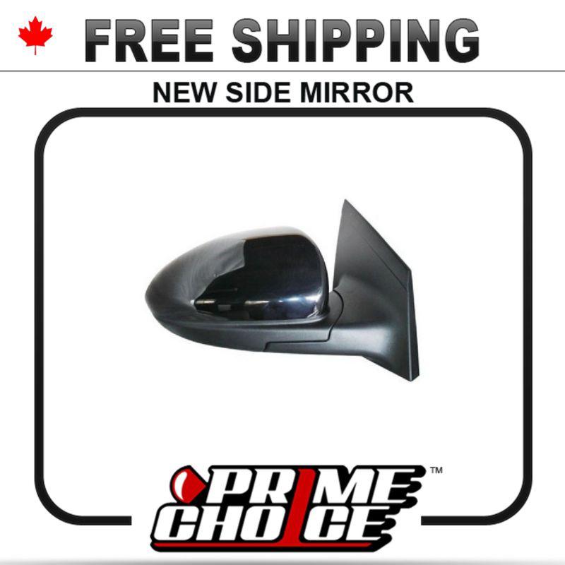 New power non heated passengers side view door mirror