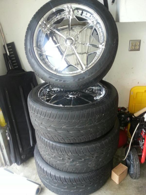 Panther Catalyst 23 inch Chrome Wheels and Tires, US $600.00, image 3