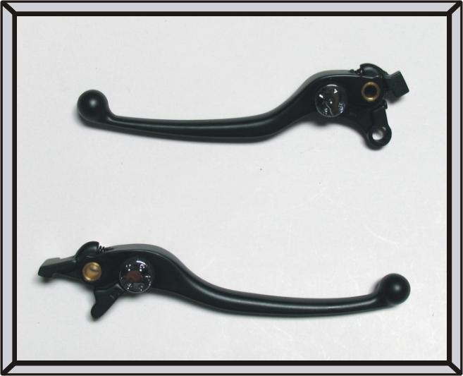 2004 - 2005 suzuki gsxr600 targa clutch & brake lever set black aluminum
