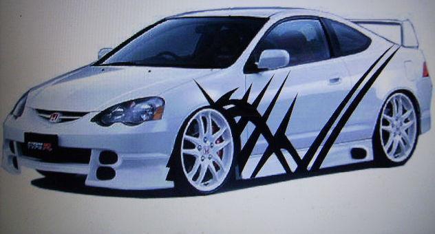 Decal fast 3/14 auto truck tribal design car suv van new graphic cool  awesome