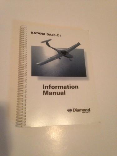 Diamond aircraft katana da20-c1 information manual flight manual