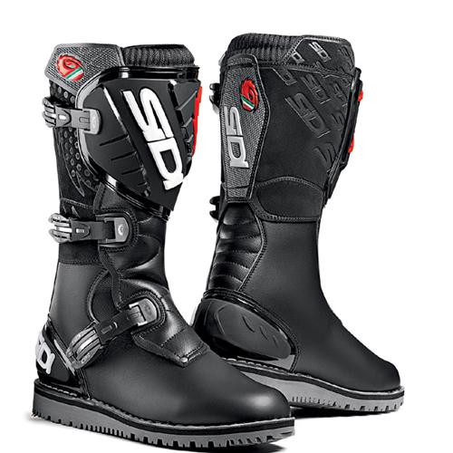 Sidi trial zero off road motocross boots black size eu 47 us 12-12.5