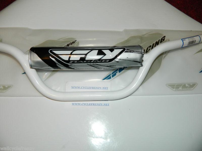 Fly racing atv handle bars white brand new honda 400ex 300ex  250x 250ex