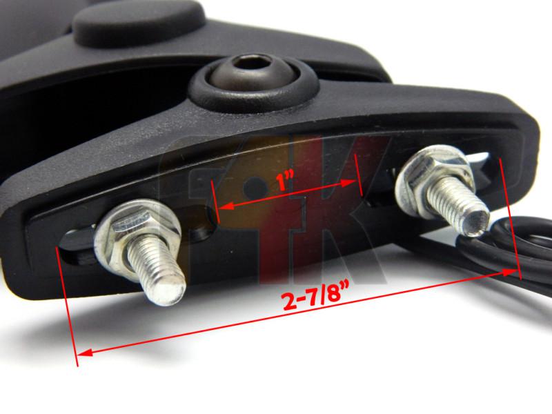 CARBON FIBER LED TURN SIGNALS INTERGRATED RACING REARVIEW MIRRORS SMOKE LENS, US $19.95, image 6