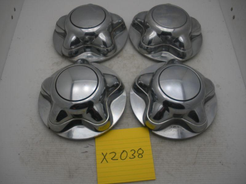Sell Lot of 4 97 98 99 00 Ford Expedition F150 Chrome Wheel Center Caps