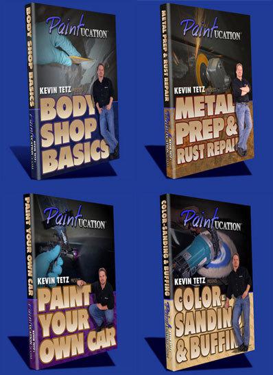 Set of 4 kevin tetz paintucation series dvd