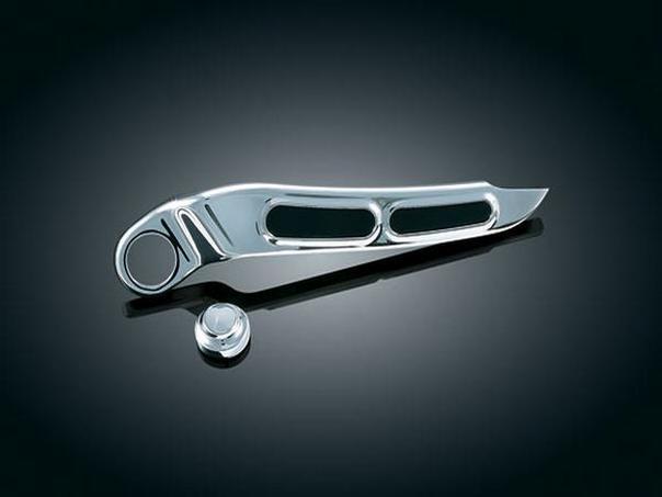 Kuryakyn brake pedal arm cover chrome harley-davidson flst 2002-2009
