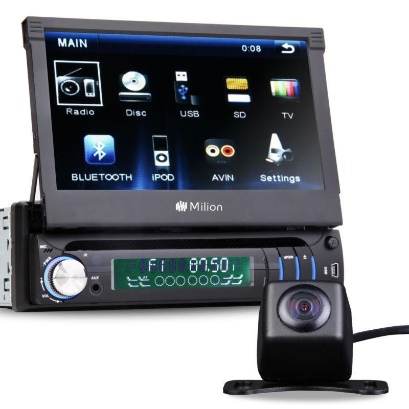 Milion 7''1din in car fm 4x65w surround dvd player ipod​ rearview camera 0.01