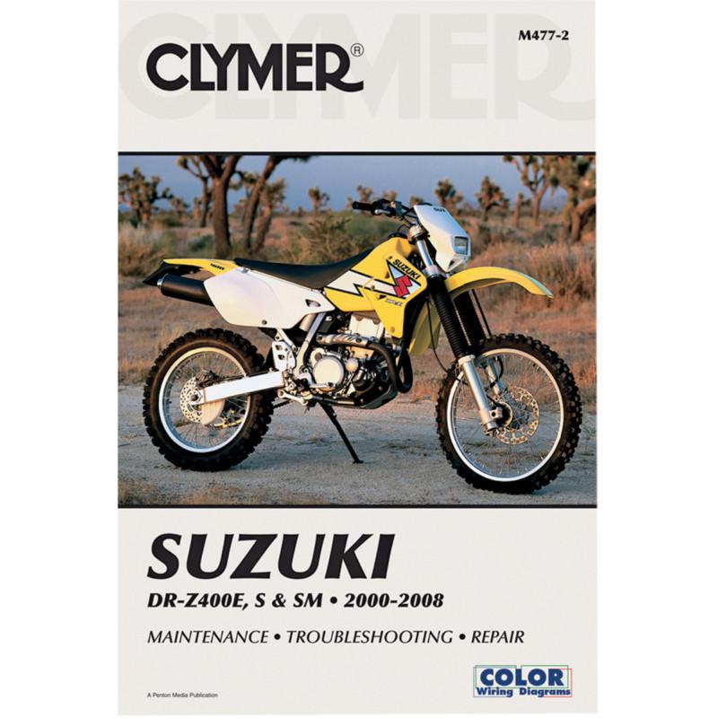 Clymer m477-4 repair service manual suzuki dr-z400e/s 00-08 dr-z400sm 05-08