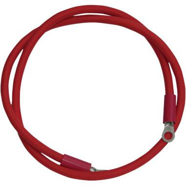 Nyc choppers red+10 battery cable positive red 10"