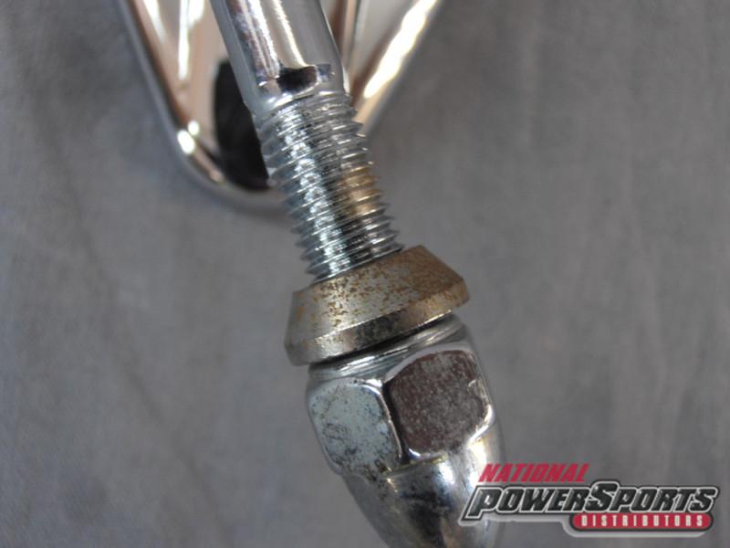 HARLEY DAVIDSON 91968-98 LEFT HAND SCRIPT TEARDROP MIRROR CHROME MIRROR 9271325, US $0.99, image 4