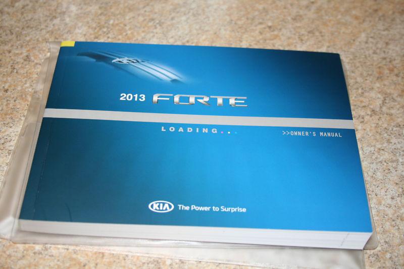 Sell 2013 13 Kia Forte Owners Manual in Ormond Beach, Florida, US, for