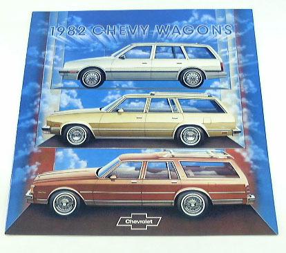 1982 82 chevrolet chevy station wagon brochure cavalier