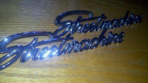 Syreet machine (hot rod) emblems(pair of 2)