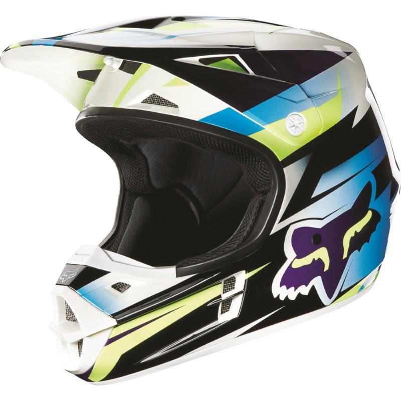 Sell 03913002 Fox V1 Costa Helmet Youth Blue MX ATV Off Road Motorycle