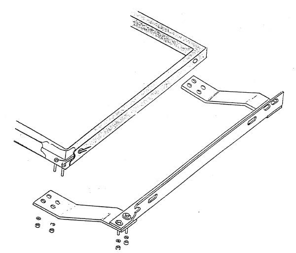 Blue ox dm7704 base plate f/isuzu pickup 2wd 4wd 81-85