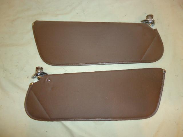 1970,71,72,73 firebird trans am/camaro chocolate/dark brown sun visors!!!