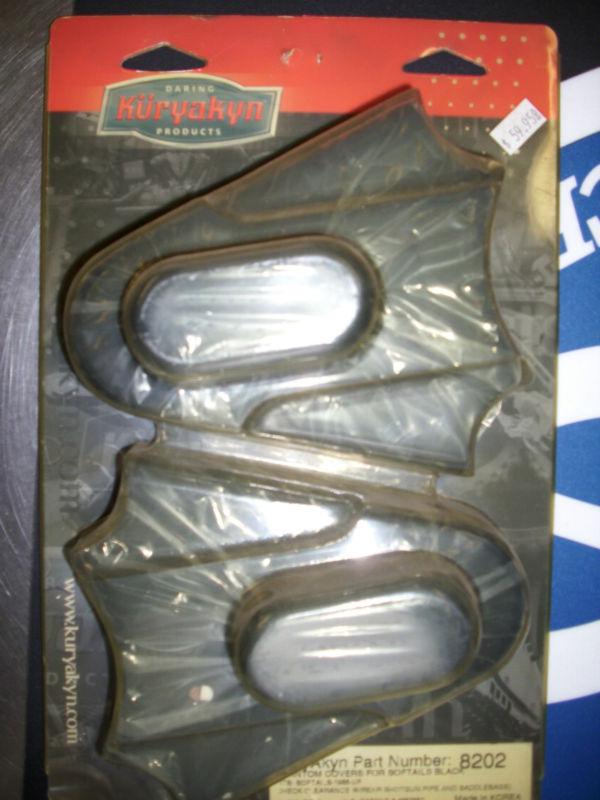 Kuryakyn - 8202 - phantom covers, gloss black