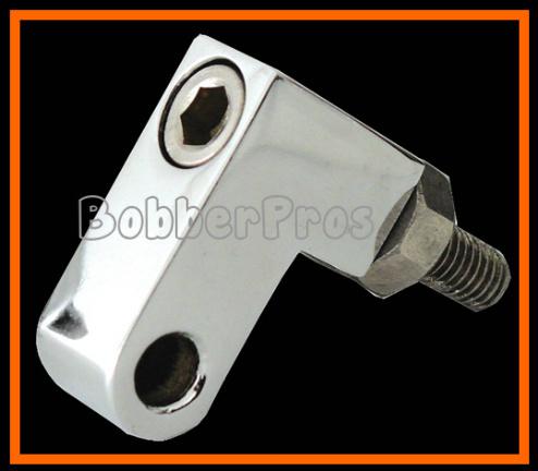 Custom chrome headlight mount harley bobber chopper head light     533