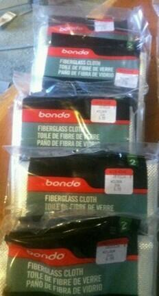 Fiberglass and resin 