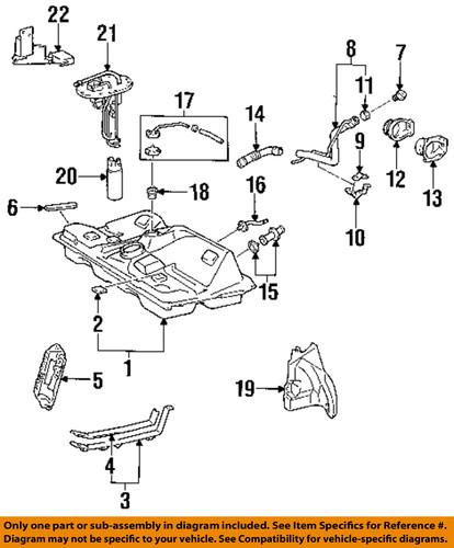 Toyota oem 7720120570 fuel tank filler neck