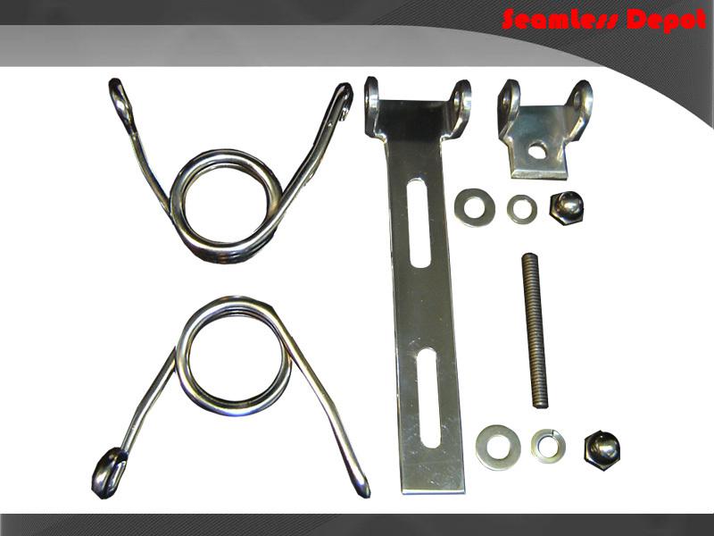 Larosa softail bobber rigid solo seat hardware mount kit w/ 3" scissor springs