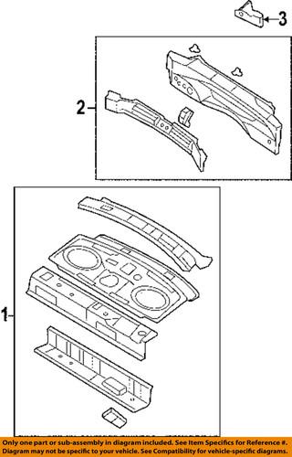 Ford oem 6e5z5440320aa rear body-rear body panel