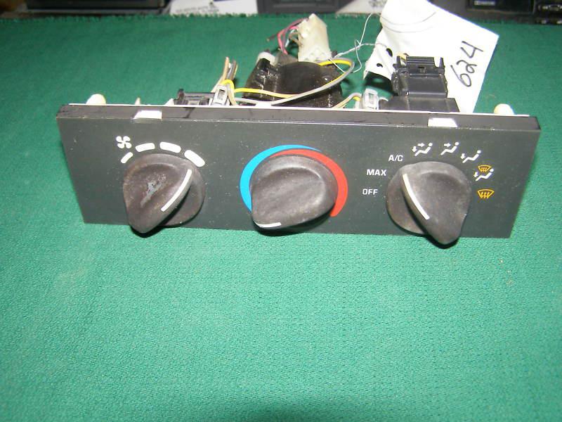 1996 1997 1998 pontiac grand am ac climate control oem   w/o rear defroster