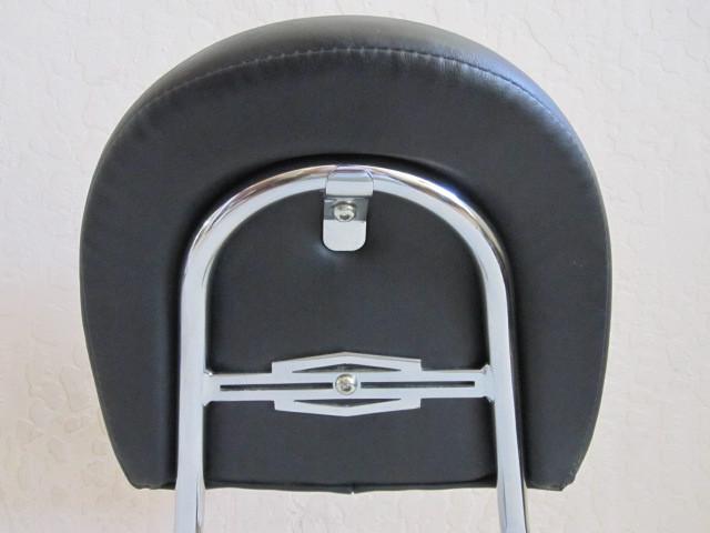 HARLEY SOFTAIL DELUXE SPRINGER CHROME PASSENGER BACKREST W/POUCH '00-'07, US $215.00, image 9