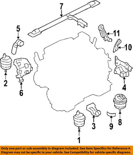 Ford oem 5f9z6f055bb engine & transmission mounting-bracket