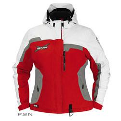 Ski-doo snowmobile new oem womens ladies x team jacket rouge/red xl extra large