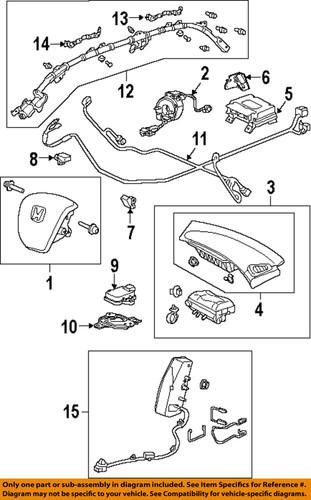 Honda oem 77960ta0a03 air bag-control module