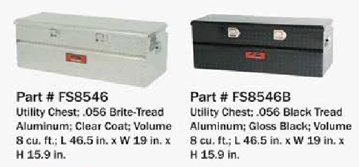Truck aluminum tool box 