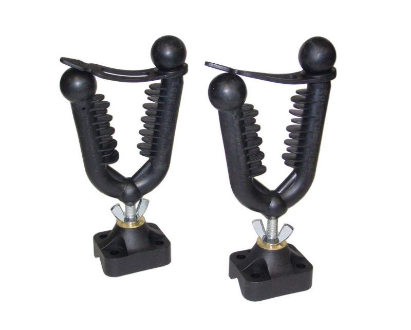 Pmp1 - atv pack rack pro single gun & bow rack with rubber fins for super grip!