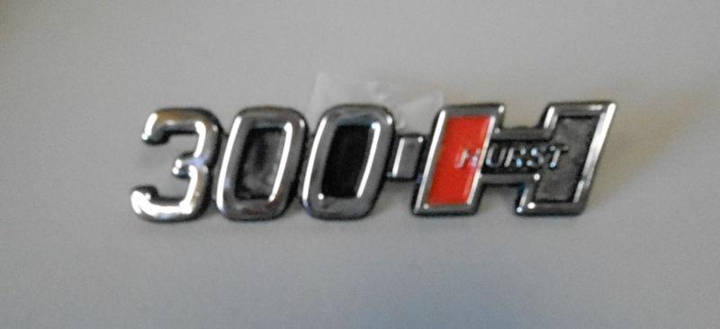 Mopar 70 chrysler 300h hurst hood emblem
