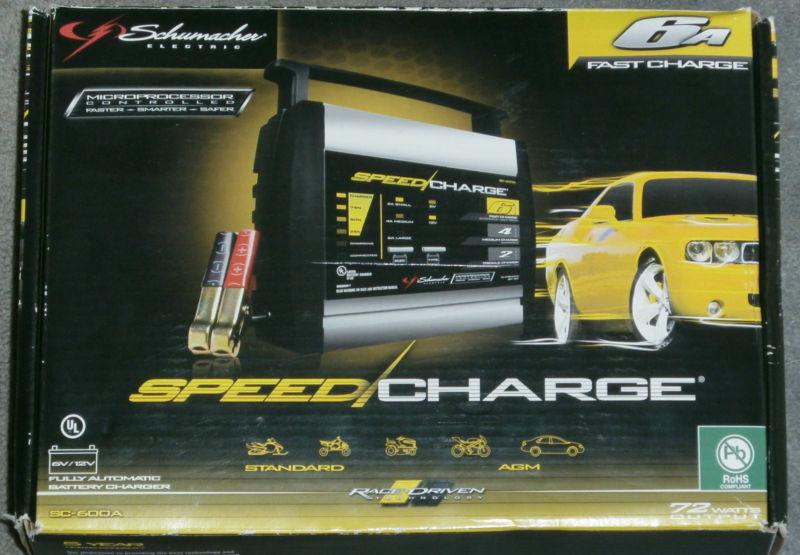 Schumacher electric  6a fast fast charge battery charger brand new