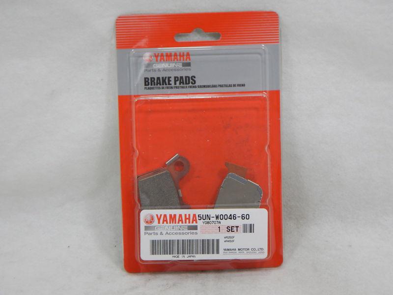 Yamaha 5un-w0046-60 brake pads *new