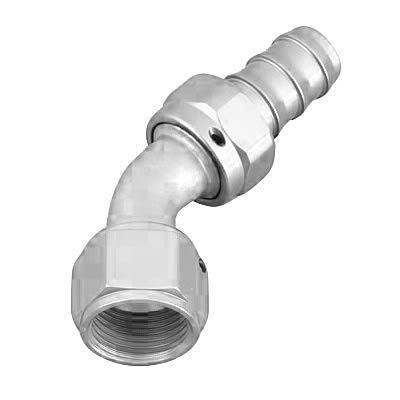 Summit racing twist-tite hose end -10 an socketless barb female 45 degree