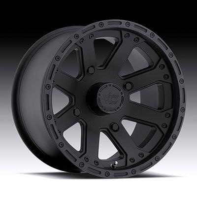 14" vision 159 outback atv wheels 14x8 5-4.5 bs4" matte black 159-148545b4