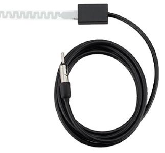 Shakespeare 4353 antenna adheres to windshields