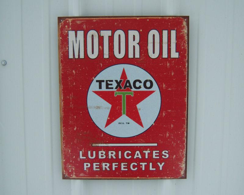 Texaco sign vintage style ford dodge chevy plymouth amc rambler mercury new repo