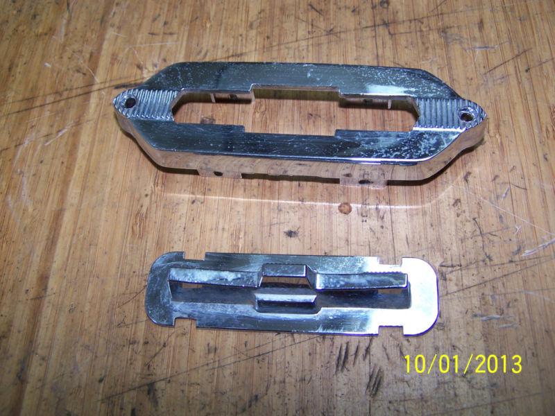 1957 chrysler imperial front seat power switch lever and bezel