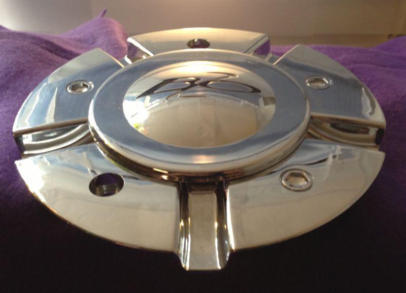 Bzo chrome custom wheel center cap caps (1) p/n # 705cap-a