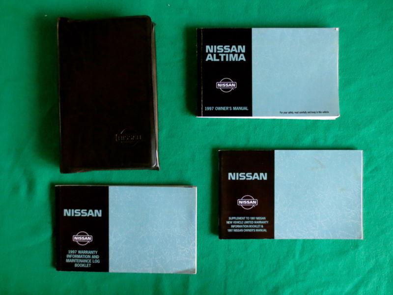1997 97 nissan altima owners manual  excellent condition h17