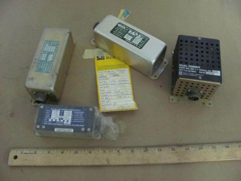 Kgs electronics power supplies & dimmer - lot of 4