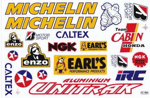 Shs#st63 sticker decal motorcycle car racing motocross bike truck tuning